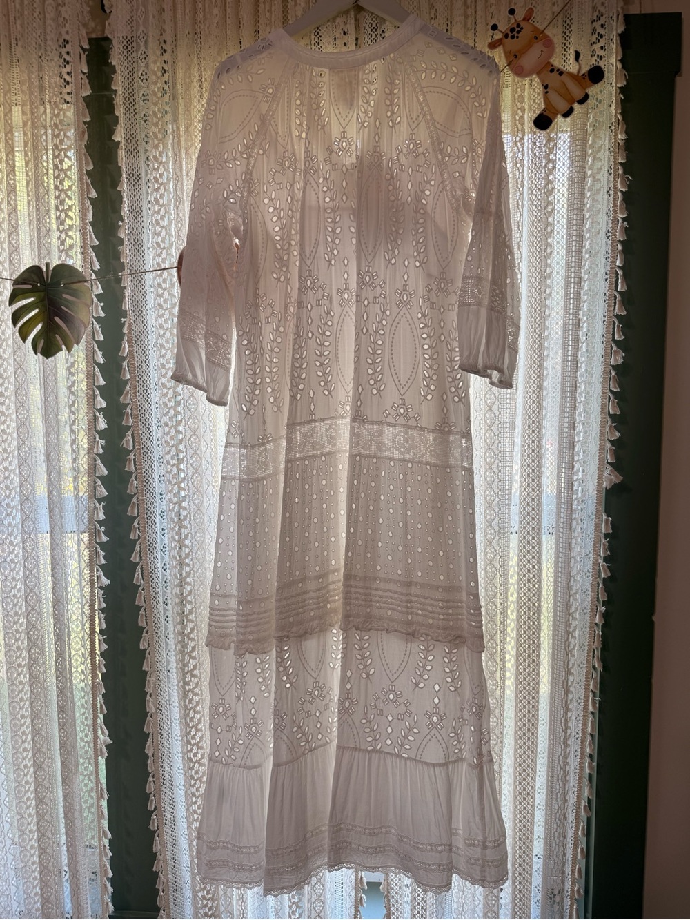 NWOT Johnny Was Yvette Tiered Midi Dress - XL - Picture 2 of 8
